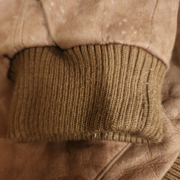 Y2K Hunt Club Leather Bomber Style Jacket Size XL Retro - Picture 14 of 16